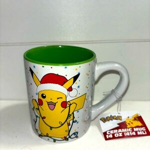 Pokemon Christmas Pikachu 14 oz Mug Holiday Gifts Novelties NWT